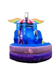 18 FT Unicorn Water Slide
