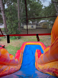 18 Ft Lava Rush Water Slide